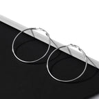 Oversized Titanium Steel Hoop Earrings