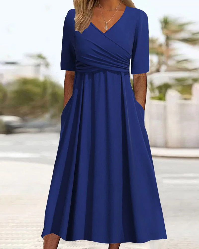 Ana Effortless Comfort Elegance in One Dress Statement Occasion Edit