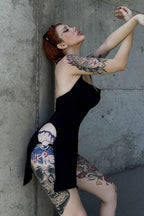 Backless Bodycon Gothic Dress