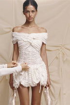 Flirty OffShoulder Party Dress