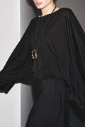 ASYMMETRIC FLOWING CAPE