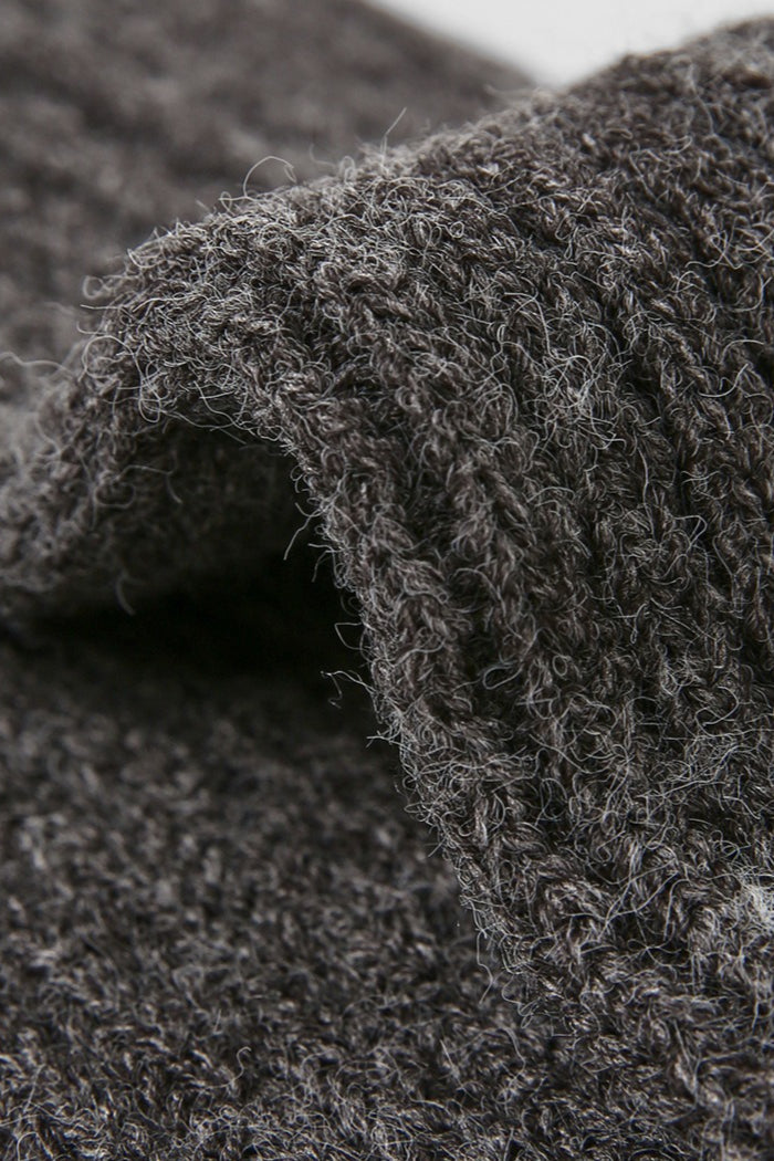 Button Knit Foldover Leg Warmers