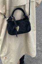 Pleated Cloud Charm Vintage Elegant Crossbody Bag