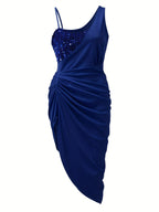 Beatriz Minimalist Asymmetrical Cocktail Dress Statement Occasion Edit