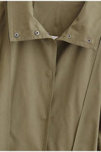Buckle Belted Bomber Jacket