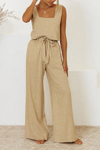 vest sleeveless trousers loose suit