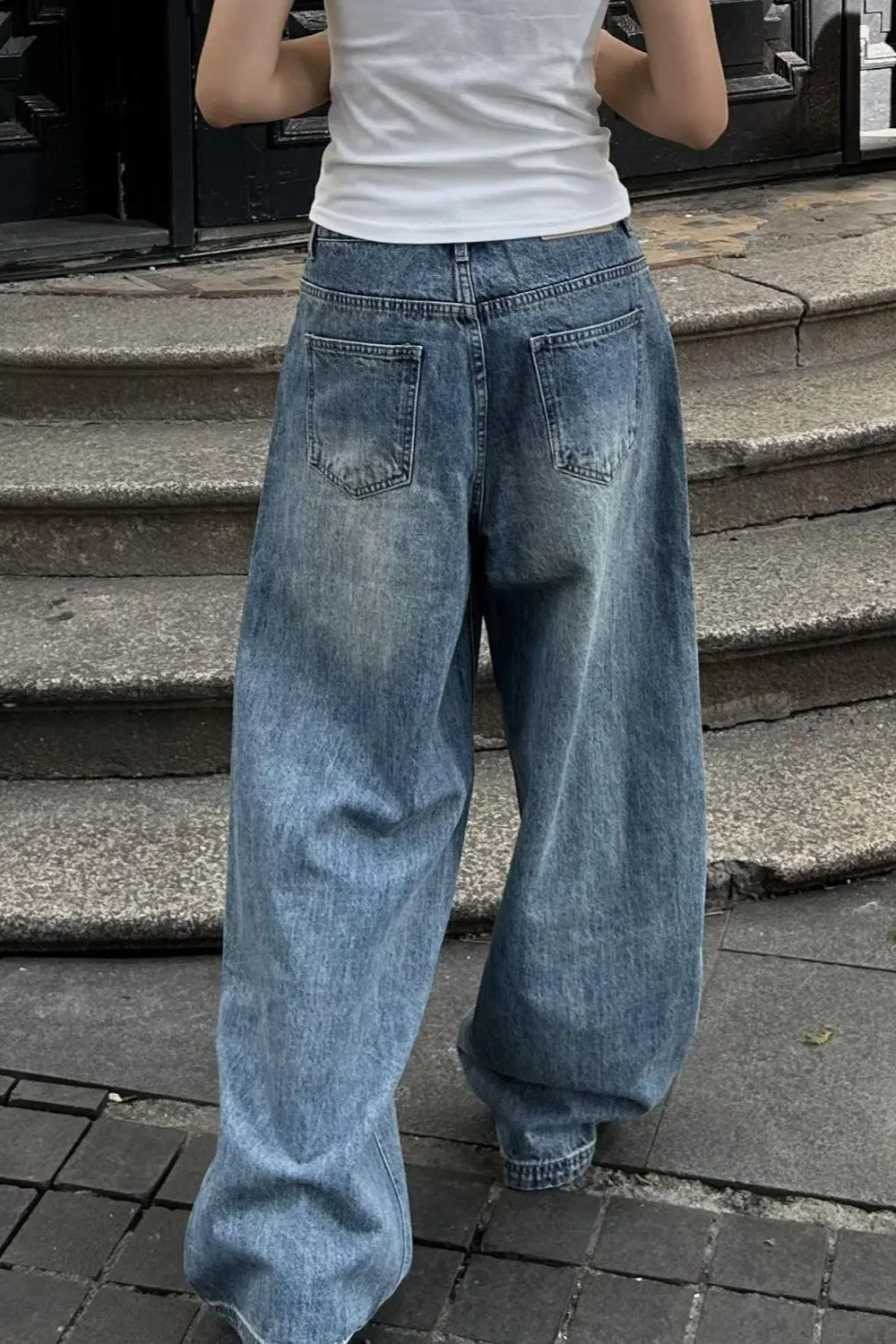 Harajuku WideLeg Baggy Denim Jeans