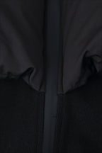 Cropped Patchwork Quilted Puffer Jacket