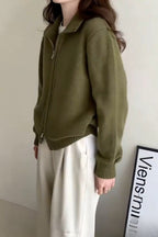 High Neck Double Zip Sweater