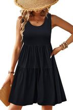 Womens Summer Sundress Boho Floral Casual Tank Dresses