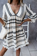 Lace Cuff Dress