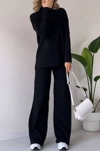 Chic Slit Casual Two-piece Set