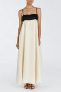 Casual Splice Linen Maxi Vacation Dress