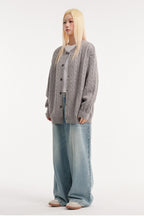 Cable Knit Vintage Cardigan