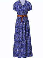 Gabriela Aesthetic Floral Maxi Dress Statement Occasion Edit