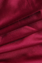 Sexy Satin Patchwork Waist-Cinched Tulip Hem Party Dress
