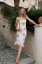 Floral Cami A-Line Maxi Dress