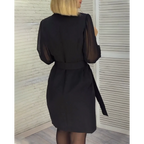 Jacqueline Chic Glitter Dress Elevated Occasion Wear