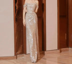 Off Shoulder Sequin Party Dress