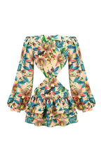Edana Cut - out Tiered Mini Dress