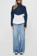 San Seb Quarter Zip Sweater