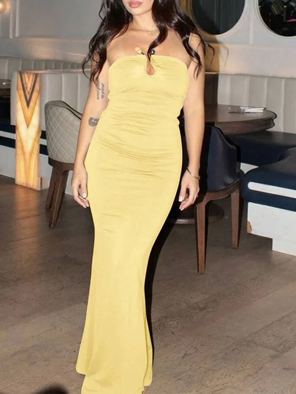Eden Off Shoulder Maxi Dress