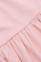 Off-Shoulder Tie-Front Maxi Party Dress