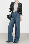 High Waist Stretch Floral Flare Jeans