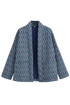 Diamond Print Loose Light Cotton Jacket