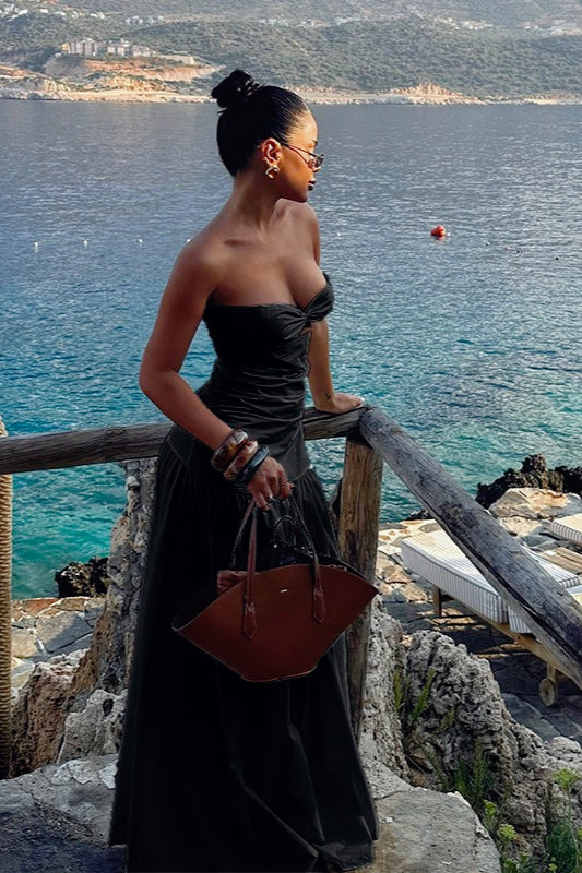 CutOut Strapless Birthday Dress