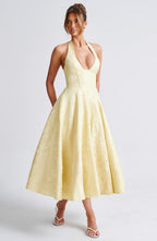 Iris | Elegant Midi Dress