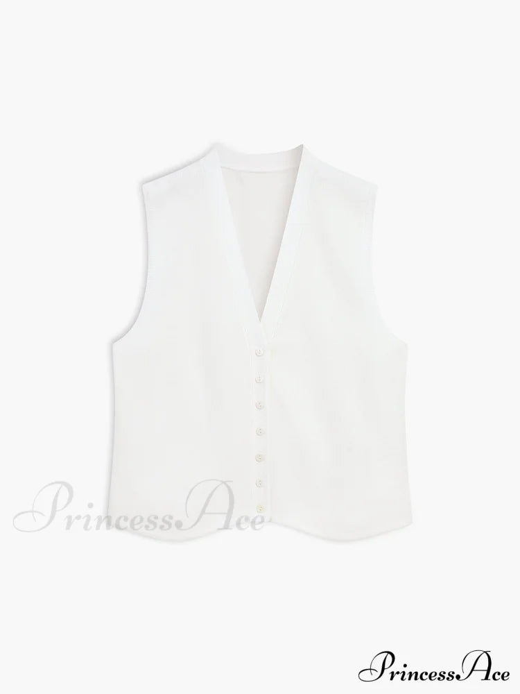 Effortless Charming Stripe Vest