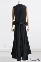 Elaine Pink Sleeveless Charming Ruffle Mermaid Set