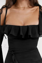 Eleanora Ruched Stylish Mini Dress