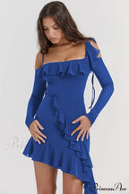 Eleanora Ruched Stylish Mini Dress