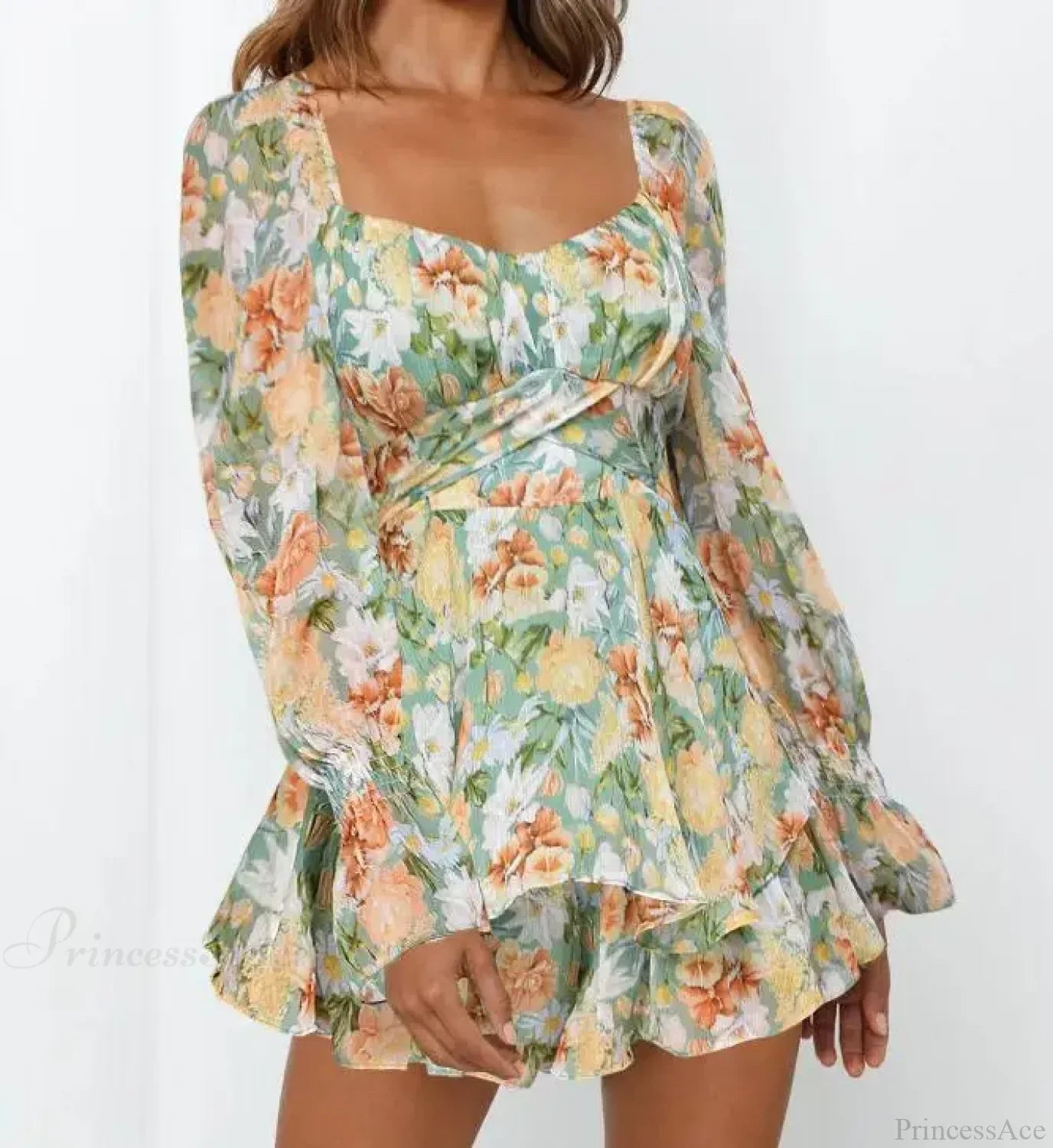 Elegant Bobo Floral Playsuit A-Line Floral Dress