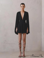 Elegant Pleated High Waist Dresses