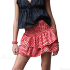 Elegant Printed Pleated Skirt