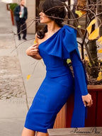 Elegant Sexy Bowknot Evening Club Party Dress