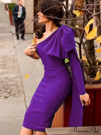 Elegant Sexy Bowknot Evening Club Party Dress