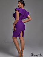 Elegant Sexy Ruffle Club Party Dress