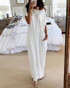 Ana Minimalist María Maxi Shirt Dress Chic Silhouette Collection