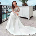 Elegant Strapless Evening Gown Wedding Dress