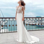 Elegant Strapless Evening Gown Wedding Dress
