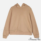 Elegant with Long Sweatshirt Women's Set and Hoodie Lace-Up Warm Pant Solid Detail