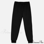 Elegant with Long Sweatshirt Women's Set and Hoodie Lace-Up Warm Pant Solid Detail