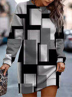 Yadira Exclusive Sweater Dress Statement Occasion Edit