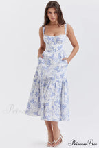 Elia Floral Stylish Midi Sundress
