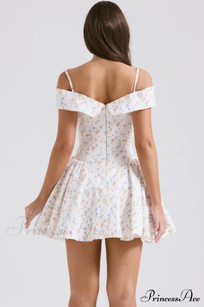 Elida Black Stylish Mini Dress