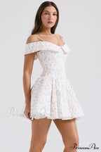 Elida Black Stylish Mini Dress